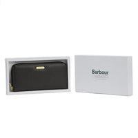 Black Barbour Womens Birch Leather Matinee Purse Boxed