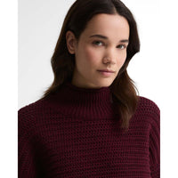 FIG Barbour Womens Rosamund Knitted Jumper COLLAR