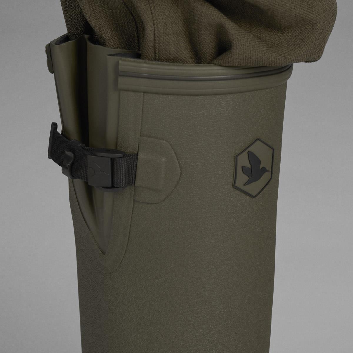 Seeland Mens Key-Point Neoprene Wellington Boot Gusset Detail