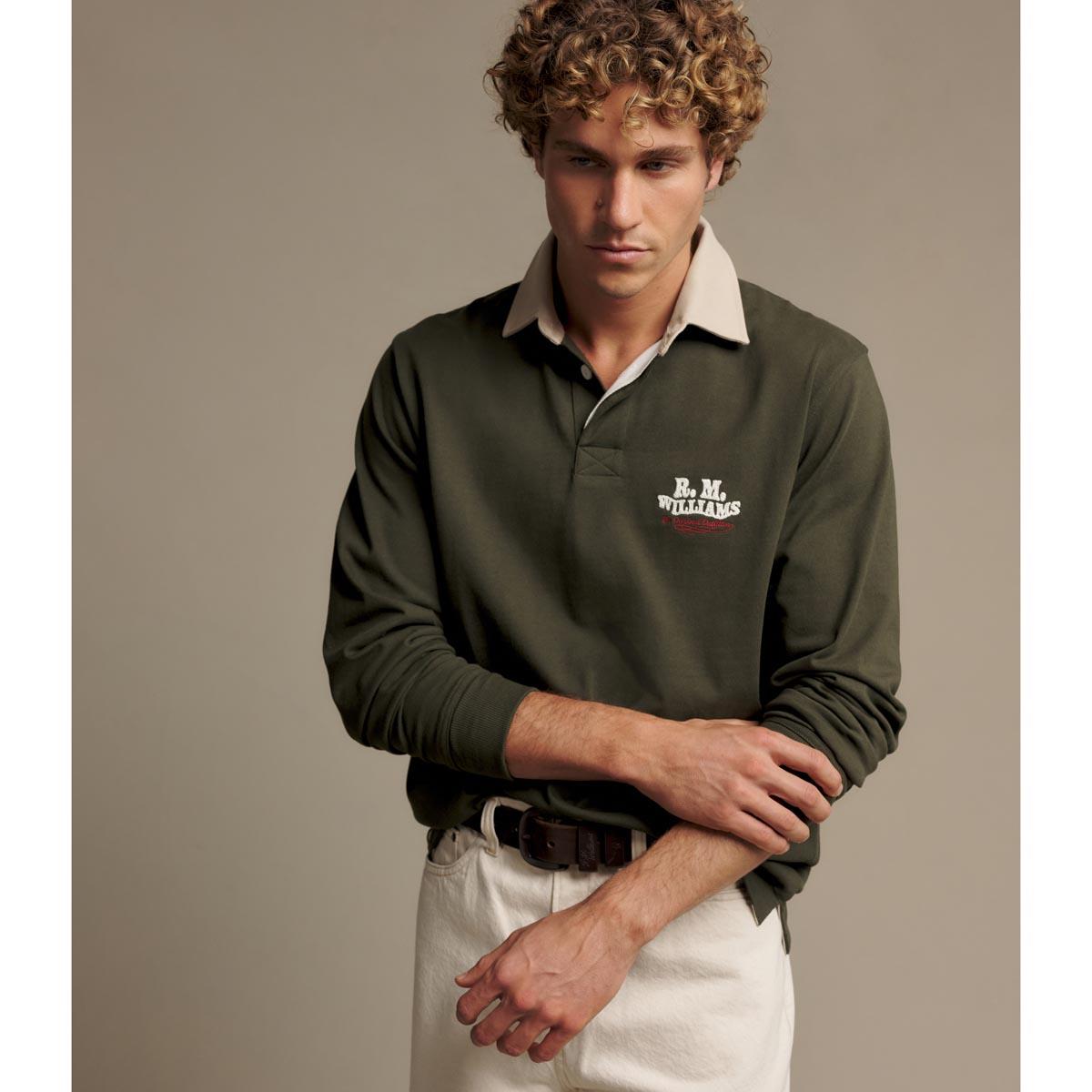 R.M. Williams Mens Kandos Rugby Sweatshirt