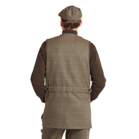 Lochlane Tweed Schoffel Mens Ptarmigan Tweed Waistcoat II Back