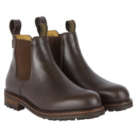 Le Chameau Mens Chelsea Aventure Cuir Chelsea Boot Marron Fonce