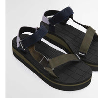 Black/Dress Tartan Mila Sandal top