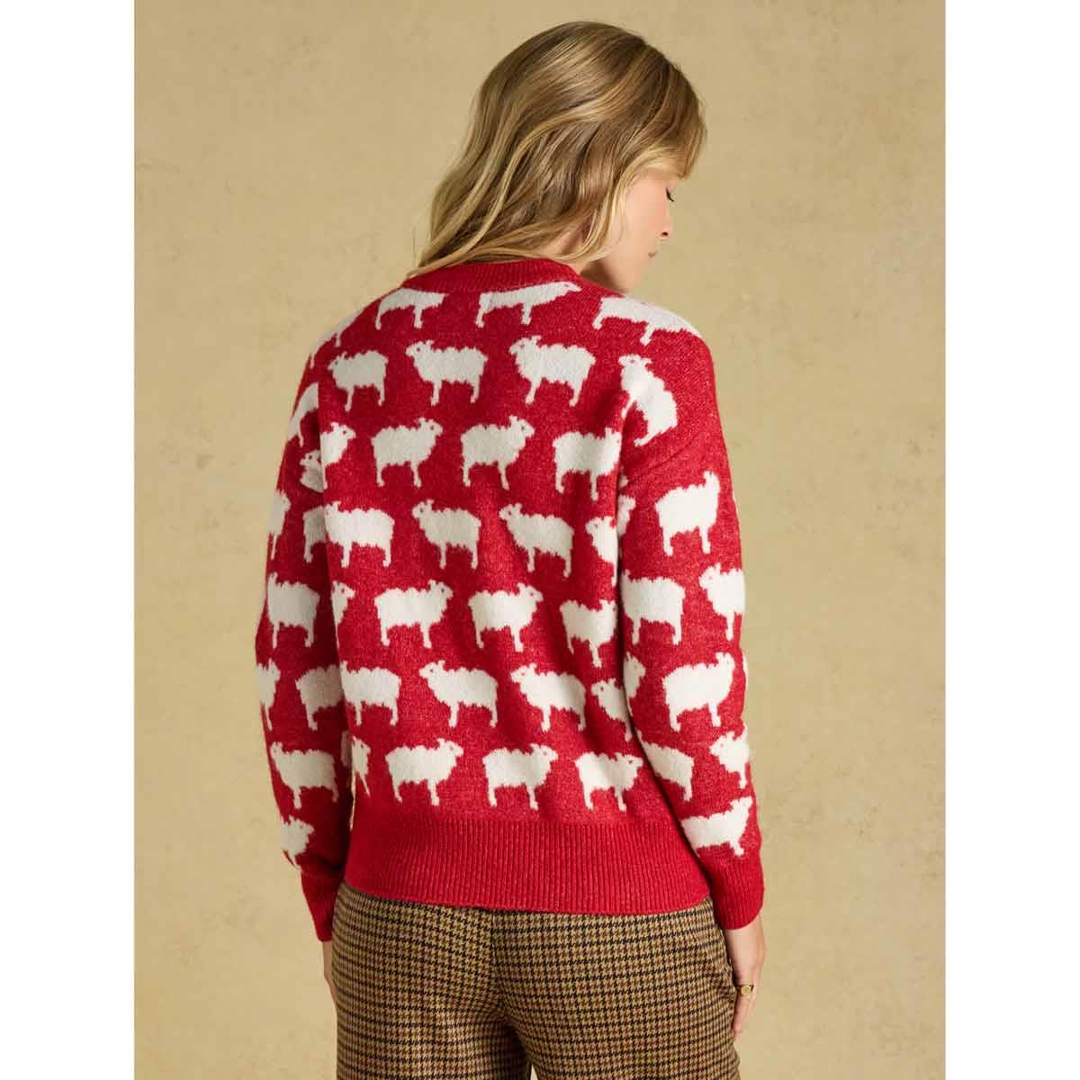 Joules Womens Fleece Navidad Christmas Jumper