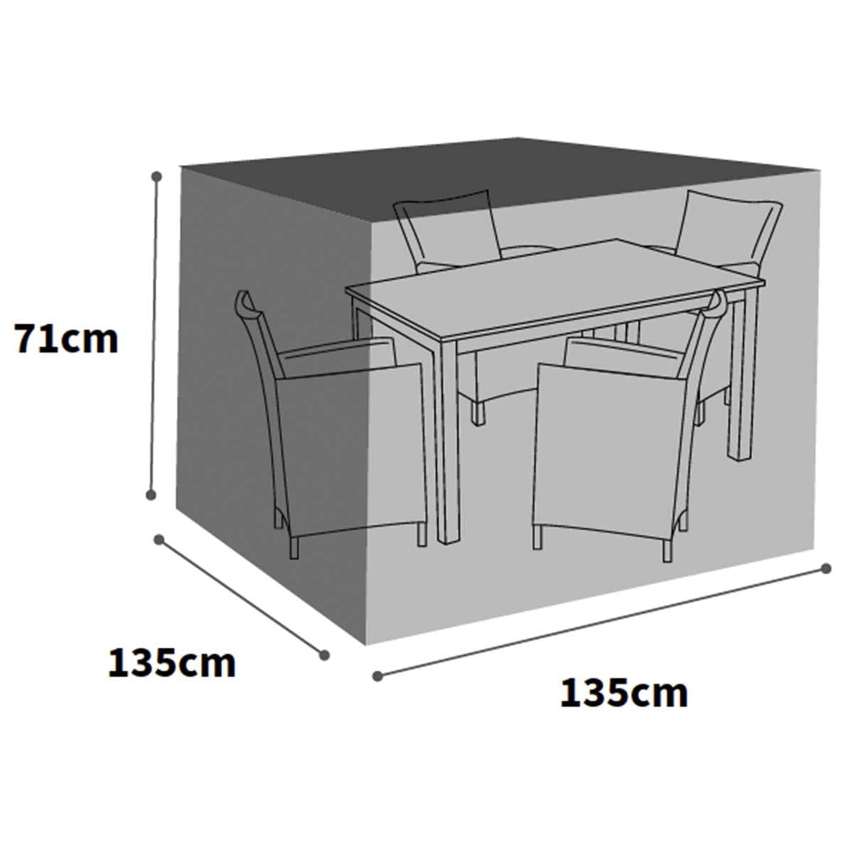 Bosmere Ultimate Protector Large 4 Seater Cube Set Cover Charcoal UM655C