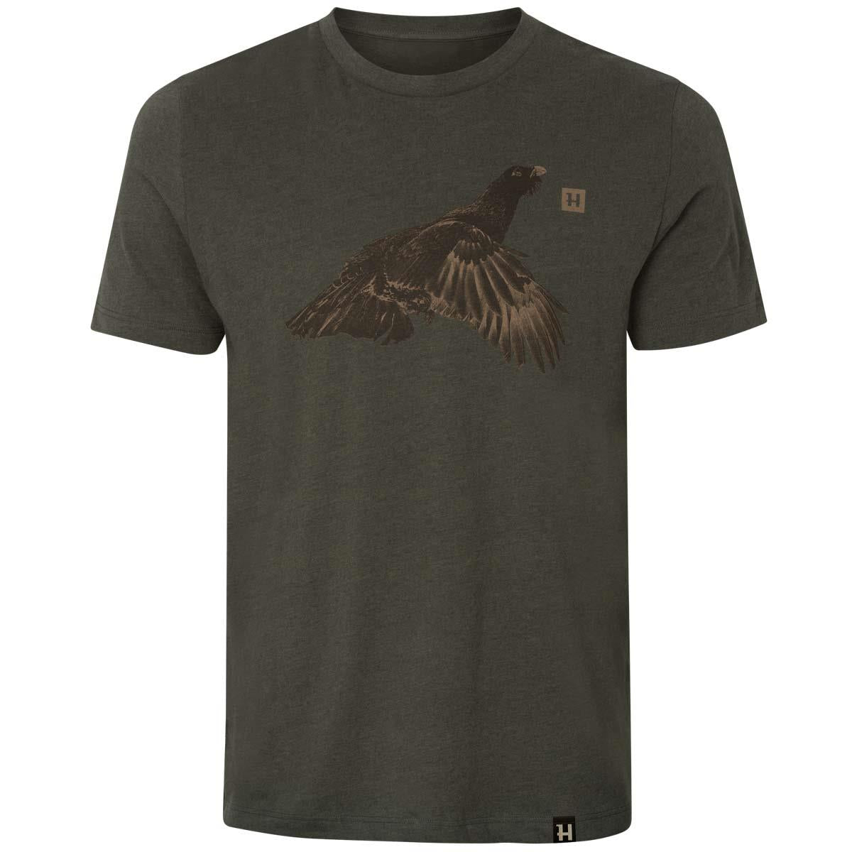 Forest Night Grouse Harkila Mens Topp S/S T-Shirt