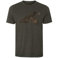 Forest Night Grouse Harkila Mens Topp S/S T-Shirt