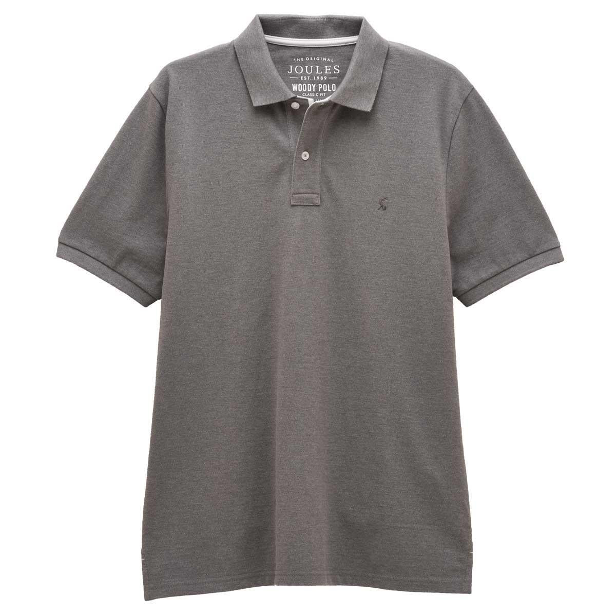 Grey Joules Mens Woody Polo Shirt