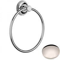 Polished Nickel Samuel Heath Style Moderne Towel Ring N6698