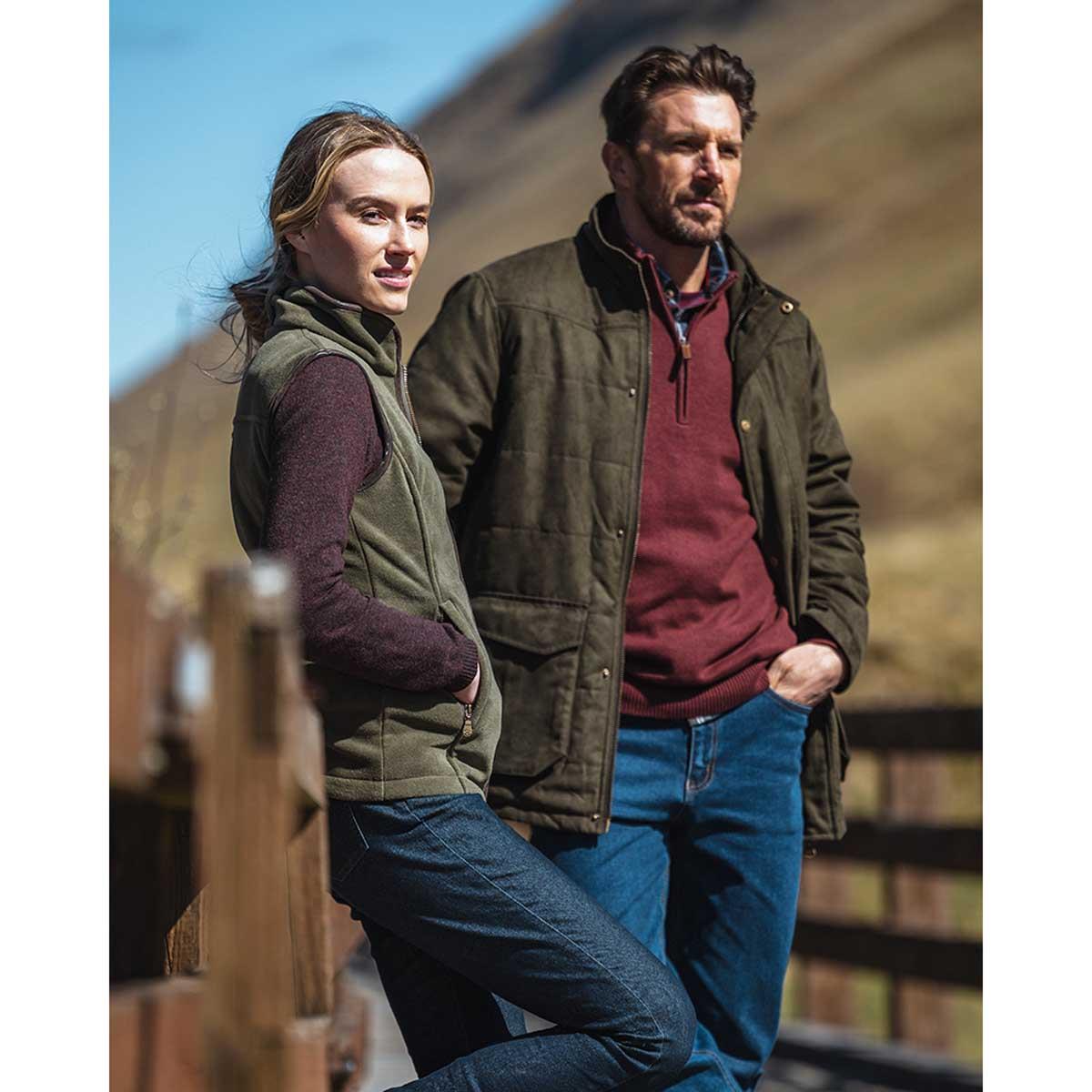 Hoggs Of Fife Mens Falkirk 1/4 Pullover