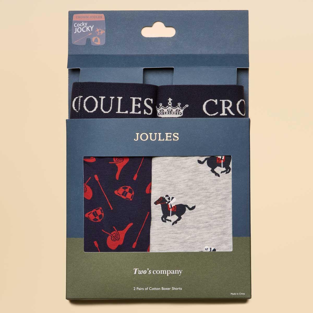 Joules Mens Crown Joules Boxers 2 Pack