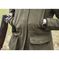 Moss Green Seeland Womens Hillside Harriet Jacket Lifestyle Detail