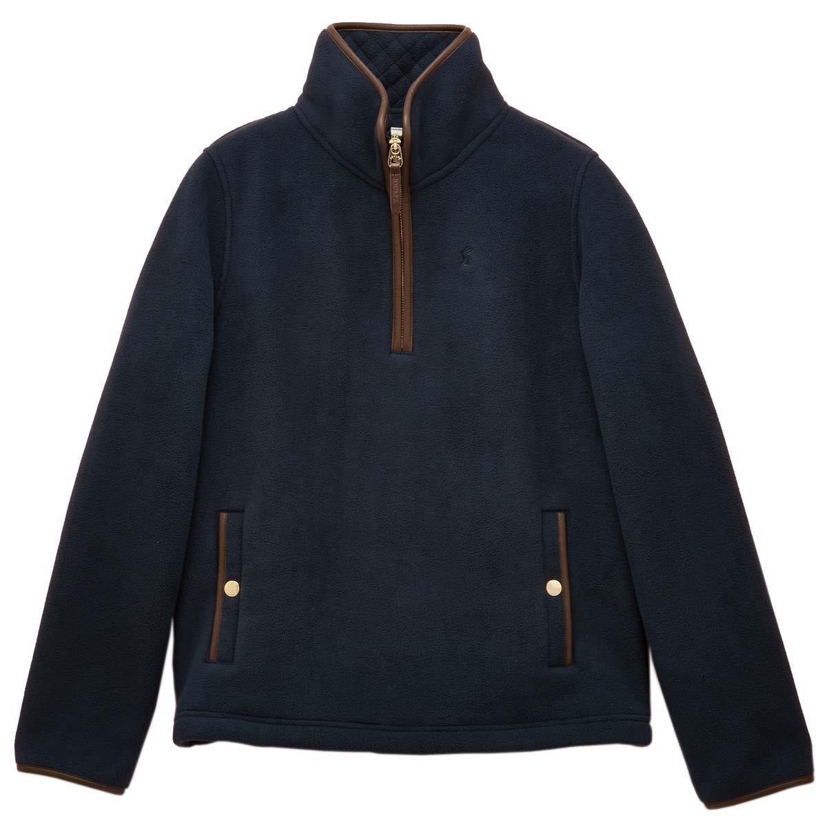 Navy Joules Womens Heritage Fleece 1/4 Zip Jumper