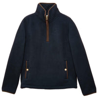 Navy Joules Womens Heritage Fleece 1/4 Zip Jumper
