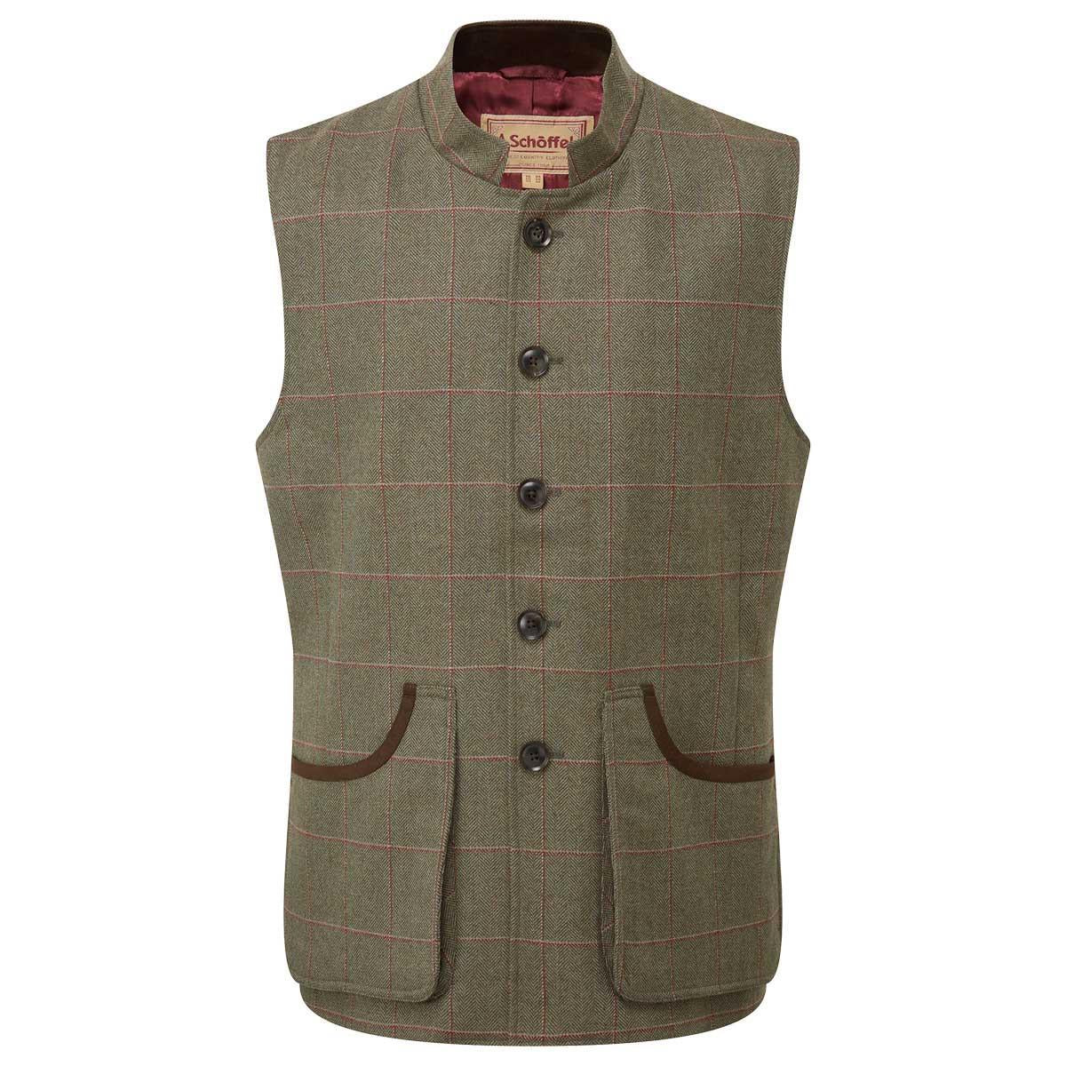 Schoffel Mens Holcot Tweed Waistcoat