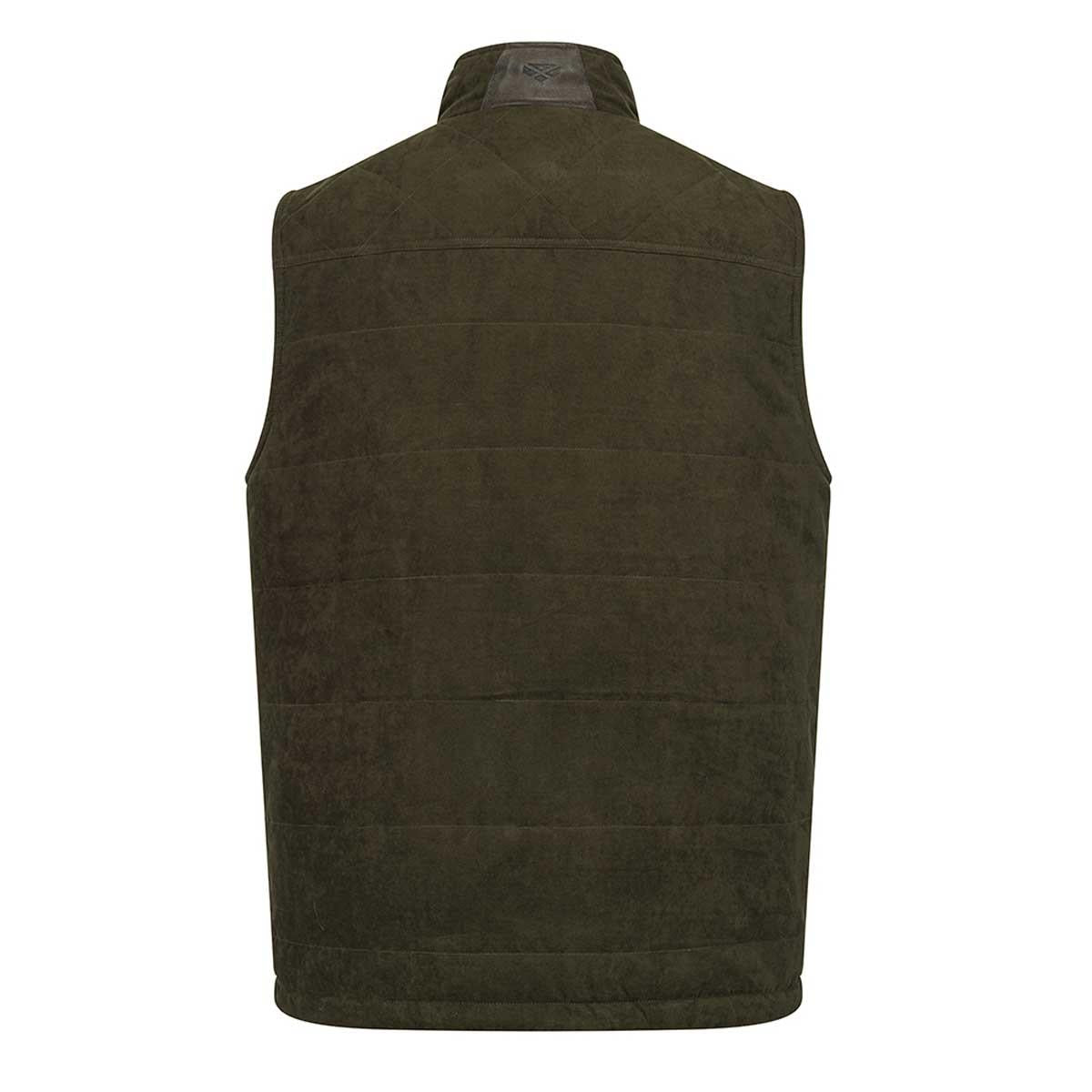 Loden Hoggs Of Fife Mens Glenbervie Quilted Gilet Back