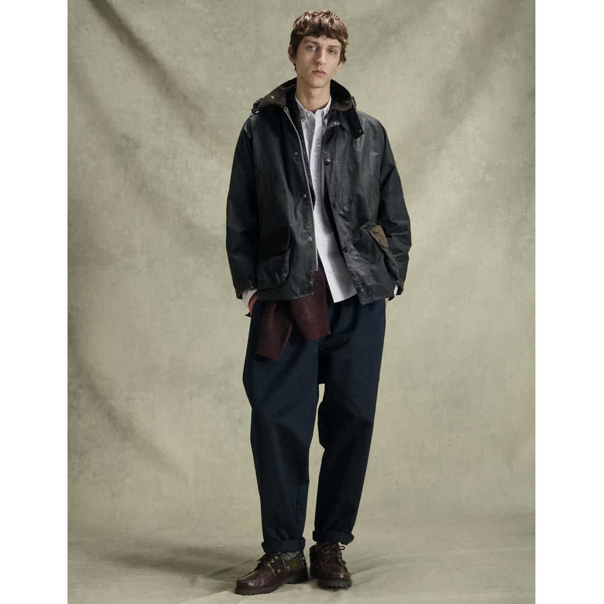 Barbour Mens Icons Patch Bedale Wax Jacket
