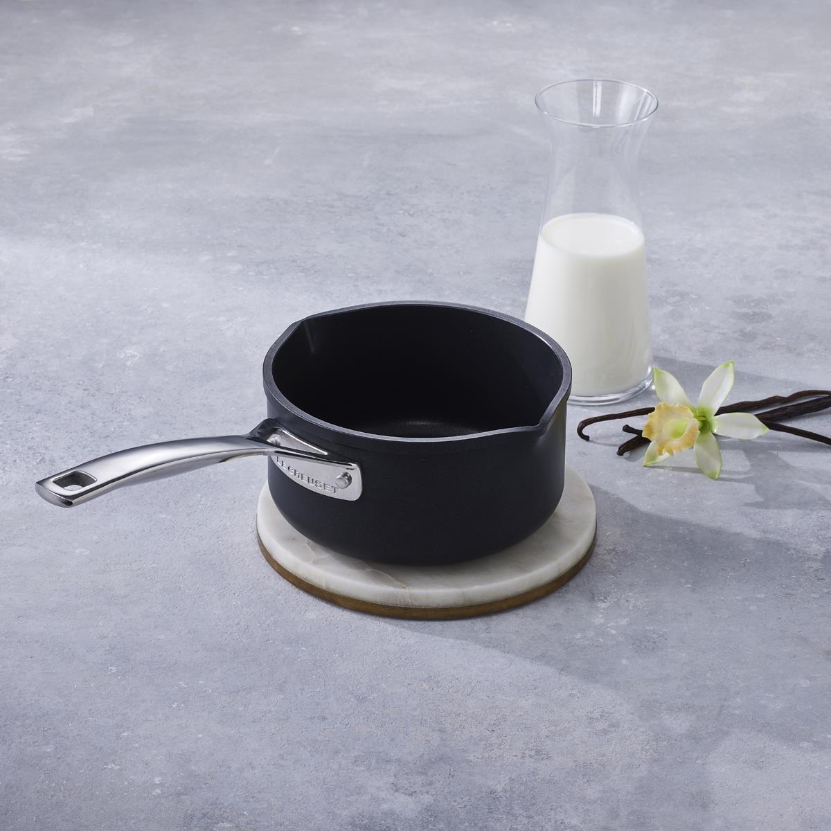 Le Creuset Toughened Non-Stick 16cm Milk Pan Lifestyle