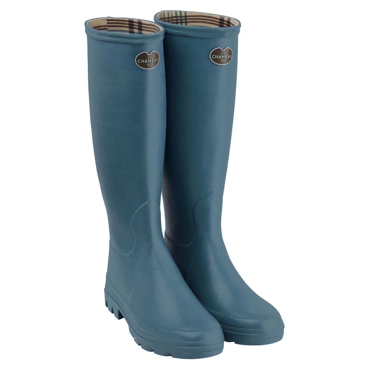 Le Chameau Iris Ladies Wellington Boot Bleu Clair