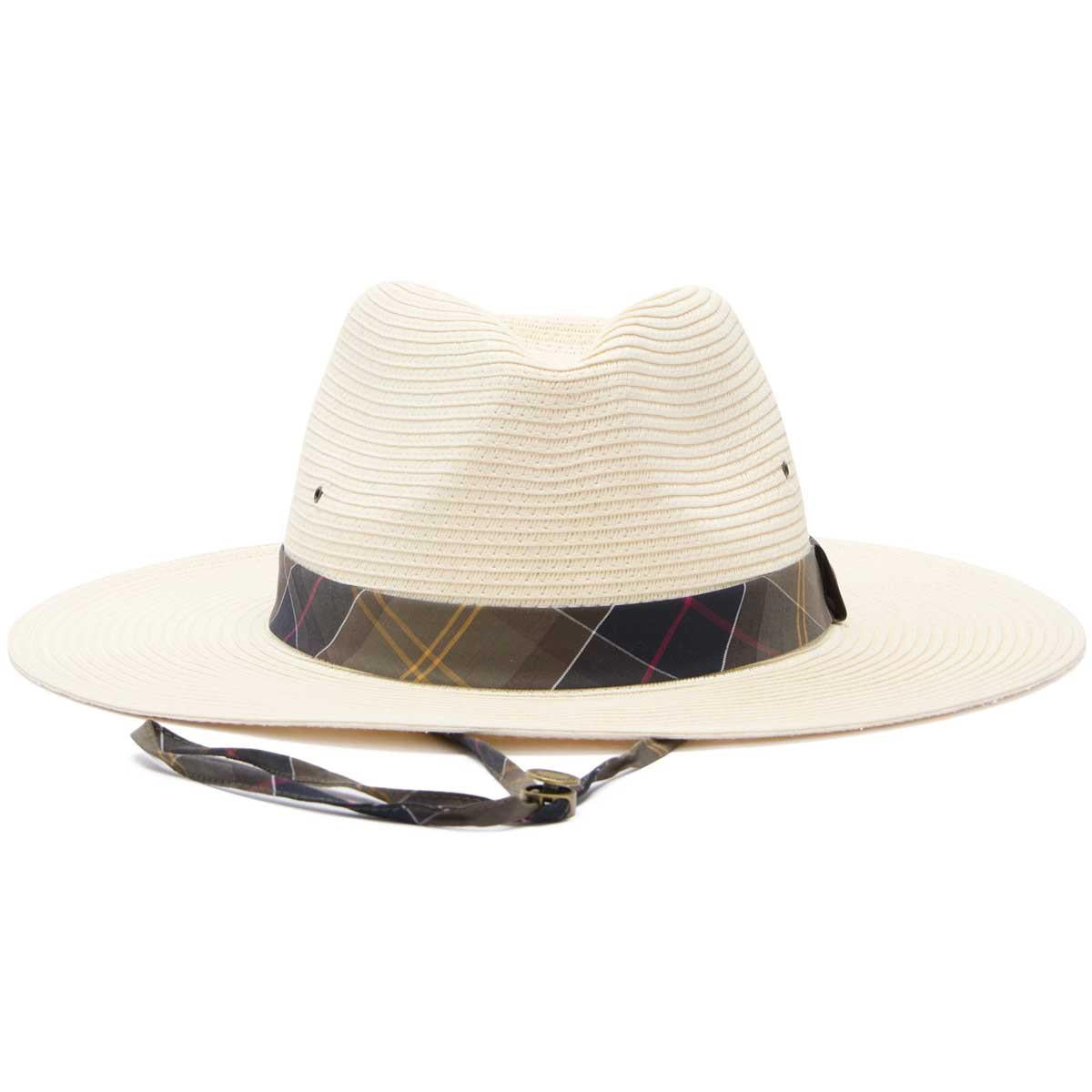 Ecru Barbour Womens Kirkstone Fedora Summer Hat