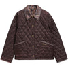 RUSTIC Barbour Womens Icons Tartan Collar Cropped
