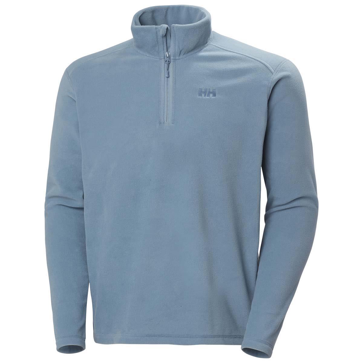 Washed Navy Helly Hansen Mens Daybreaker 1/2 Zip Fleece