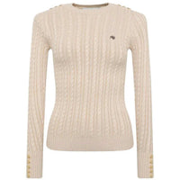 Holland Cooper Womens Seattle Cable Crew Neck Knitted Jumper
