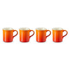 Le Creuset Stoneware Set of 4 400ml Seattle Mugs