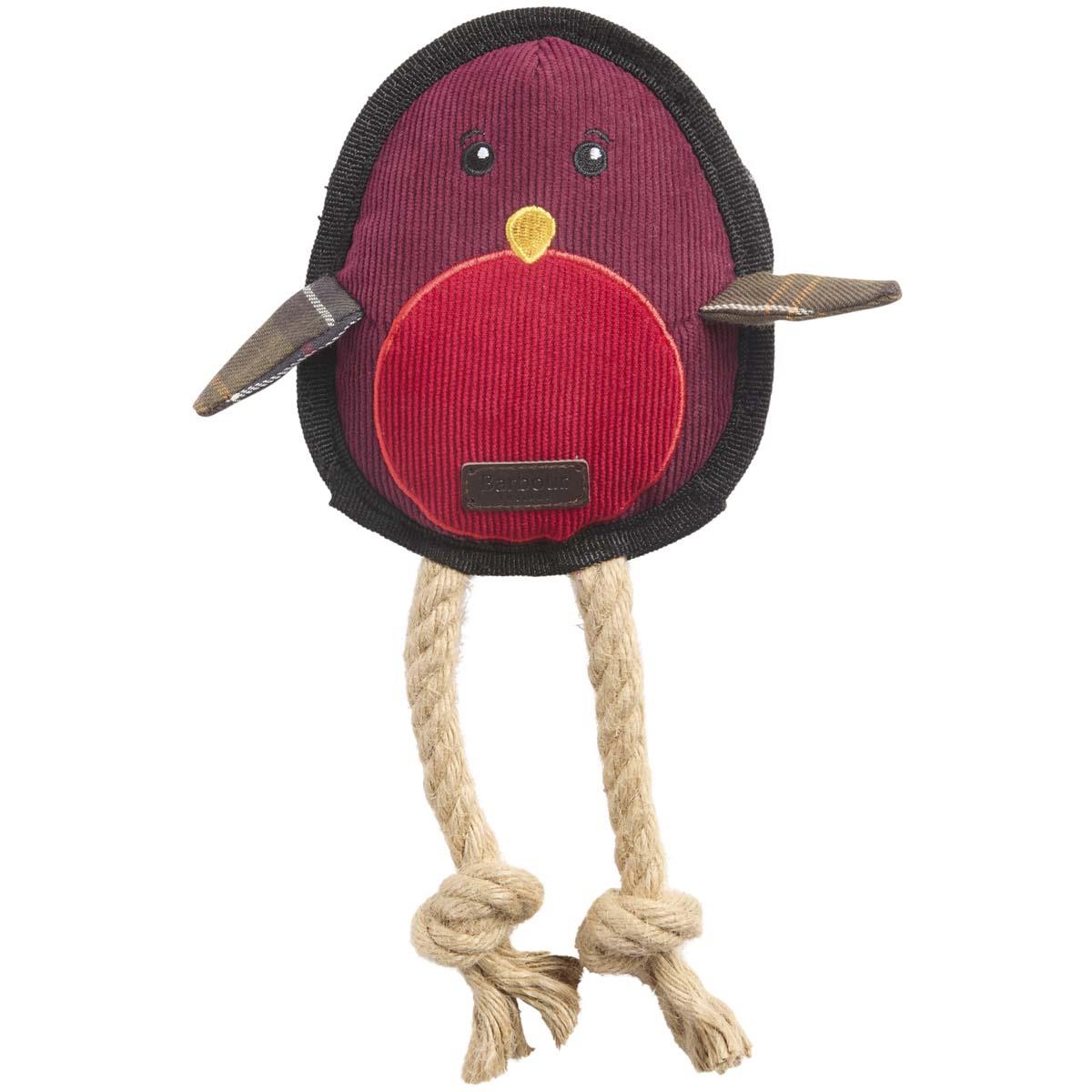 Barbour Dog Christmas Robin Toy / Brown/Red DAC0129BR911