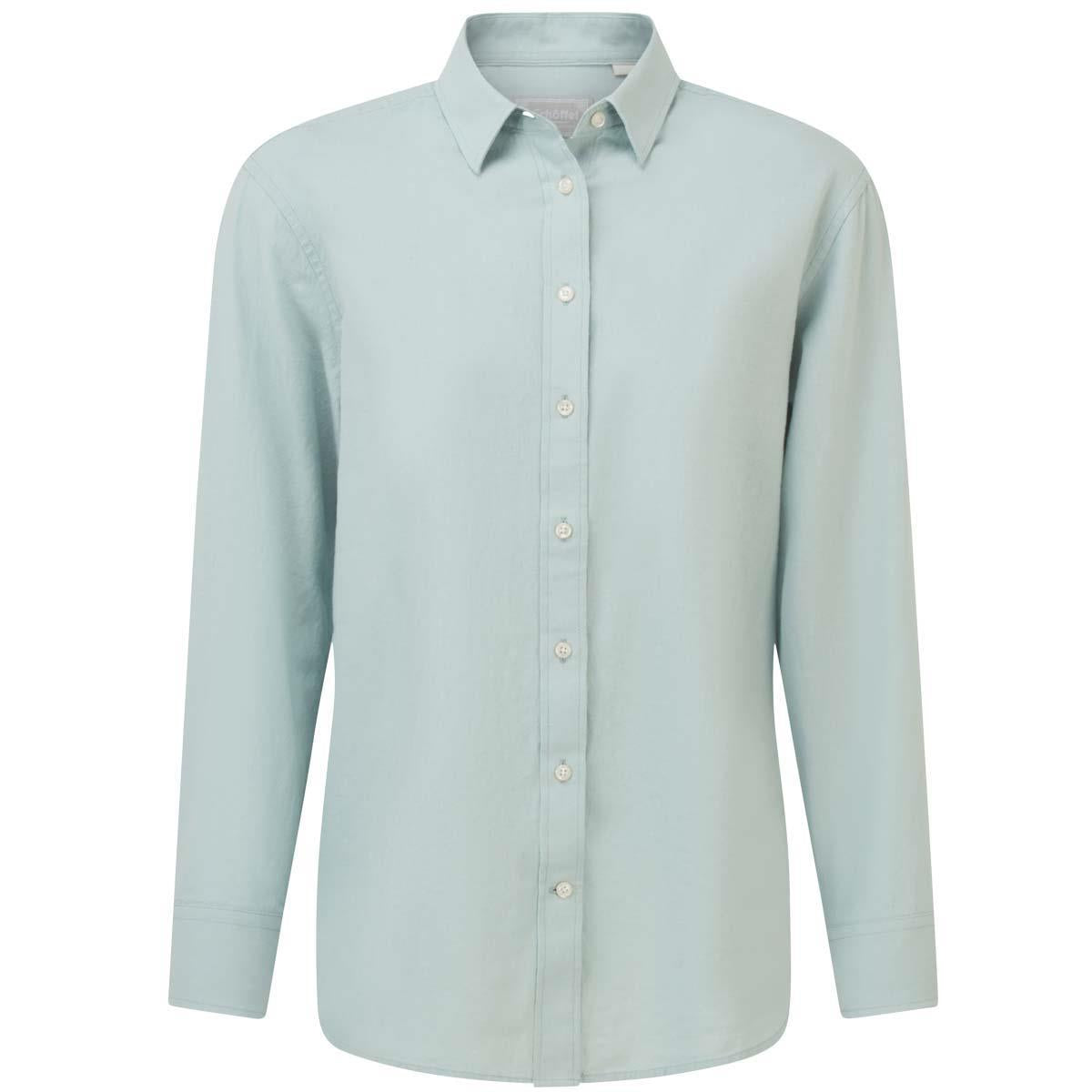 Surf Blue Schoffel Womens Salthouse Linen Shirt