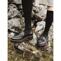 Black Barbour Maddie Loafer lifestyle