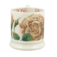 Emma Bridgewater Roses All My Life Set of 2 Half Pint Mugs Boxed