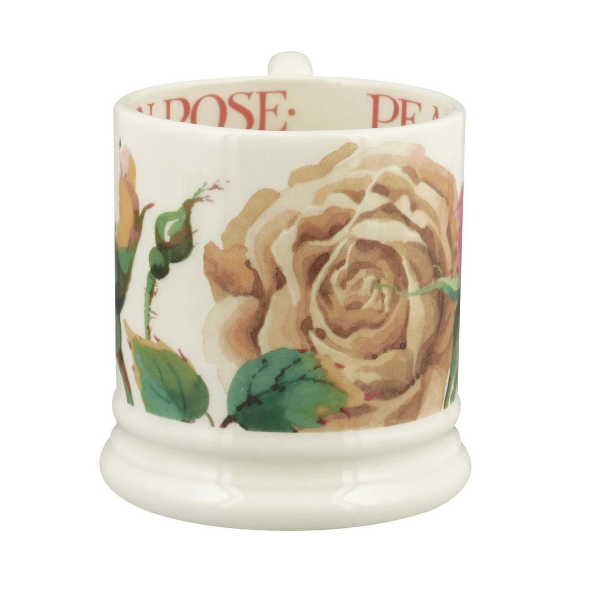 Emma Bridgewater Roses All My Life Set of 2 Half Pint Mugs Boxed