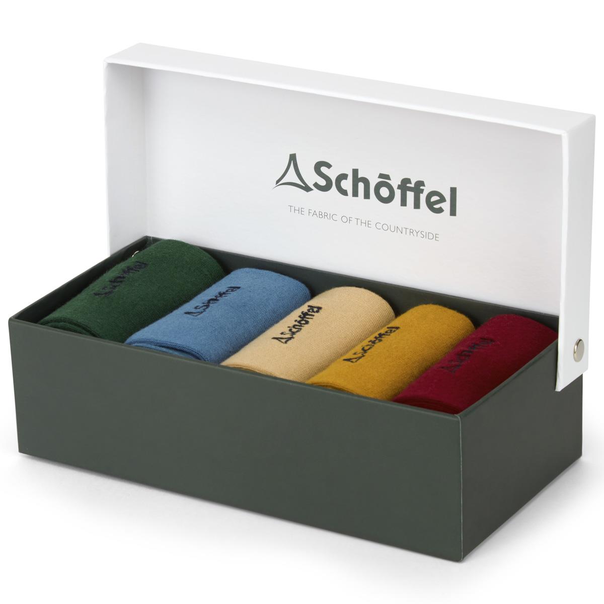 Schoffel Mens Bamboo Sock Box Of 5