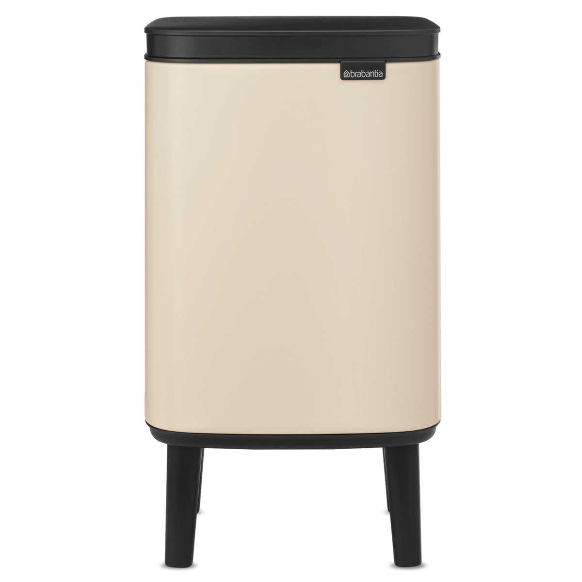 Soft Beige Brabantia Bo Waste Bin Hi 4 Litre