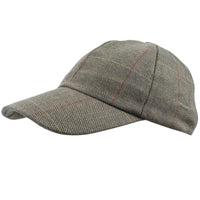 Heritage 1845 Unisex Tweed Baseball Style Country Cap