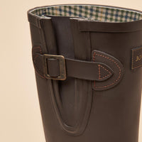Chocolate Joules Womens Houghton Wellingtons Gusset Detail
