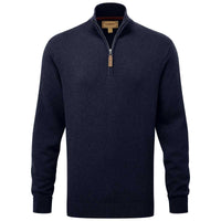 Schoffel Mens Calton Cotton Cashmere 1/4 Zip Jumper
