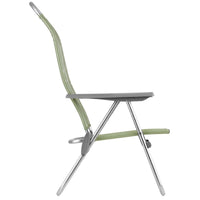 Moss Lafuma Alu Low Camping Chair LFM2776 Side View