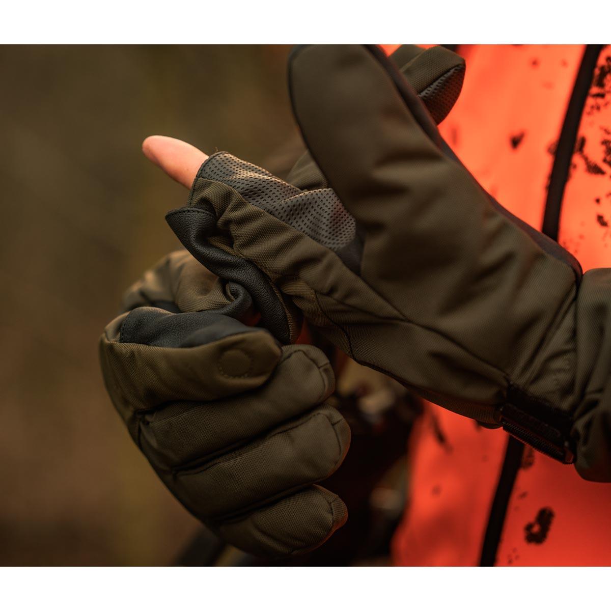 Seeland Mens Trigger Fold-Back Gloves