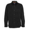Black Barbour Mens Cole Tailored Fit Poplin Overshirt