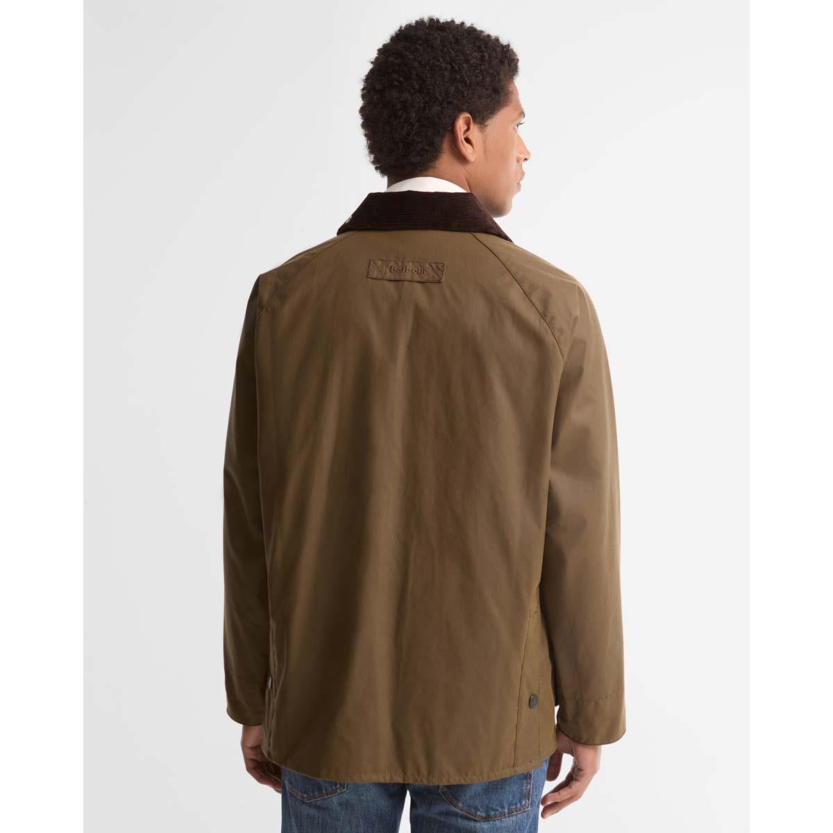 BROWN Barbour Mens Icons Bedale Wax Jacket BACK