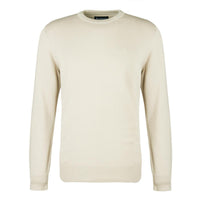 Mist Barbour Mens Pima Cotton Crew Neck Jumper