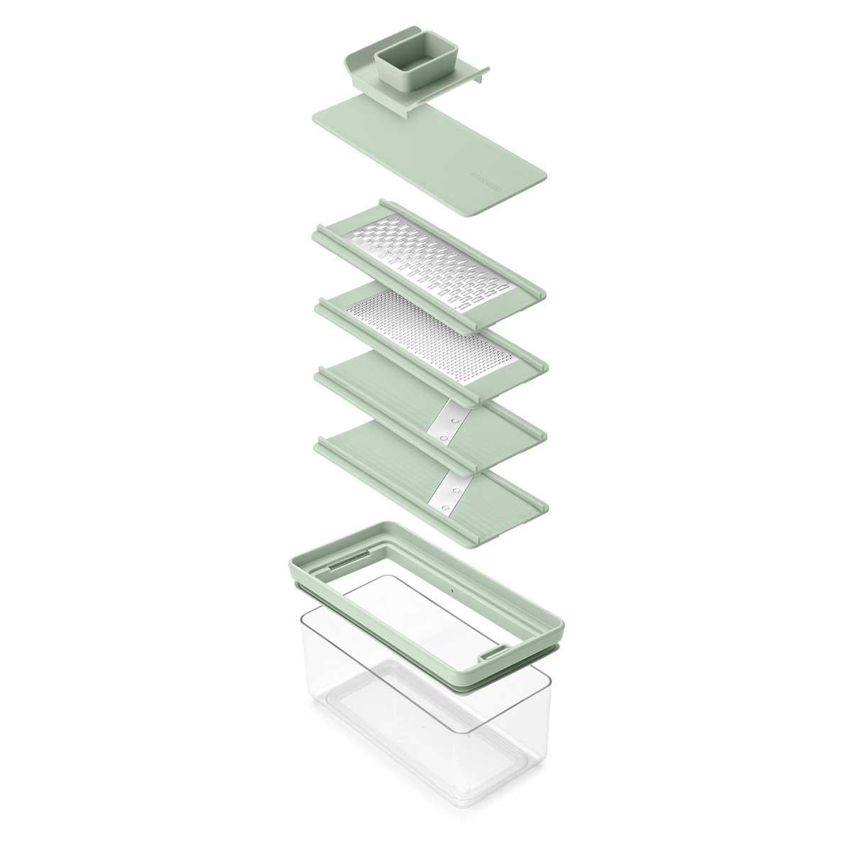 Brabantia Tasty+ Slicer and Grater Set Stacked