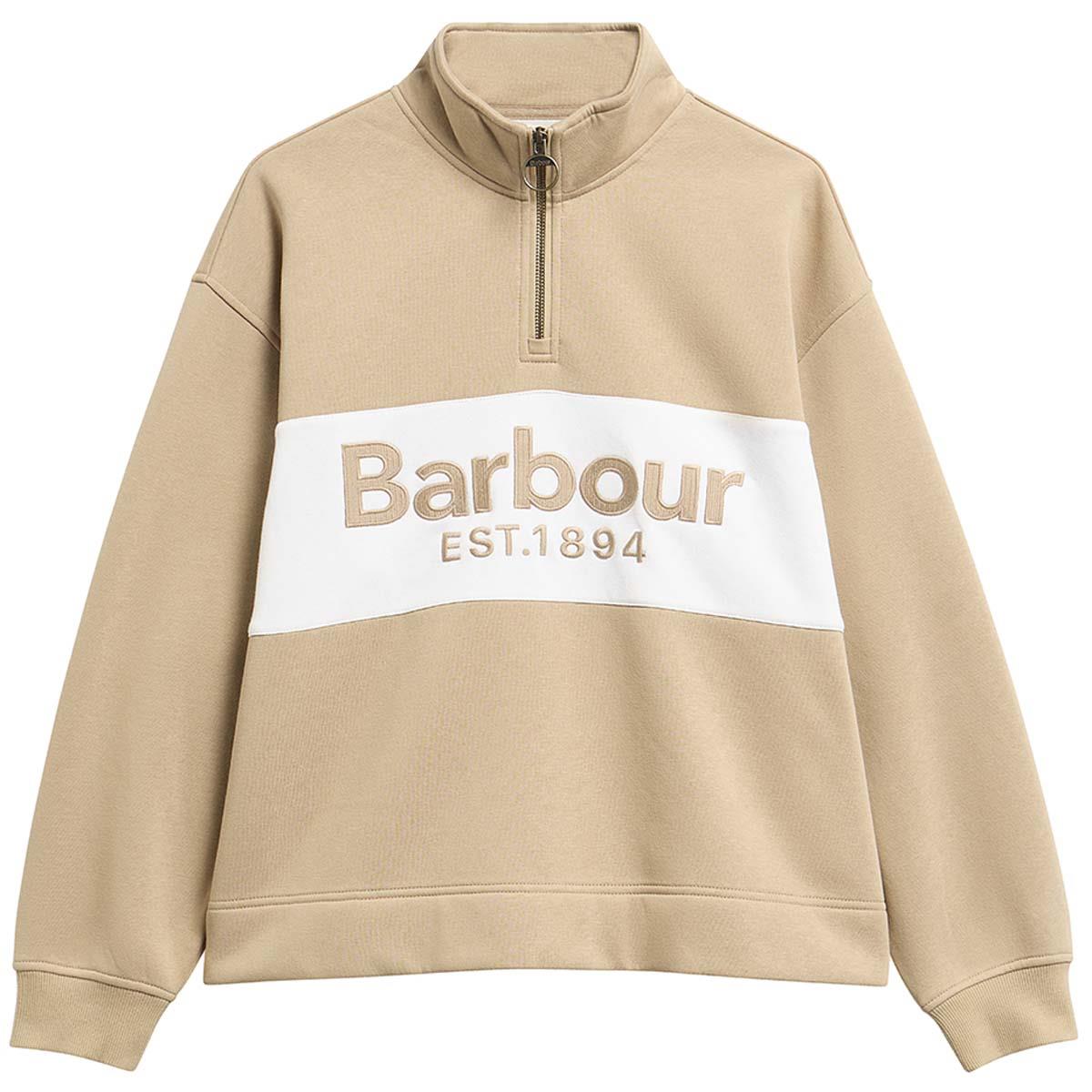 Barbour Womens Zaria Half Zip Sweatshirt