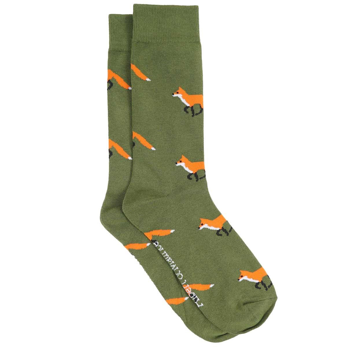 Albert and Maurice Mens Fox Socks