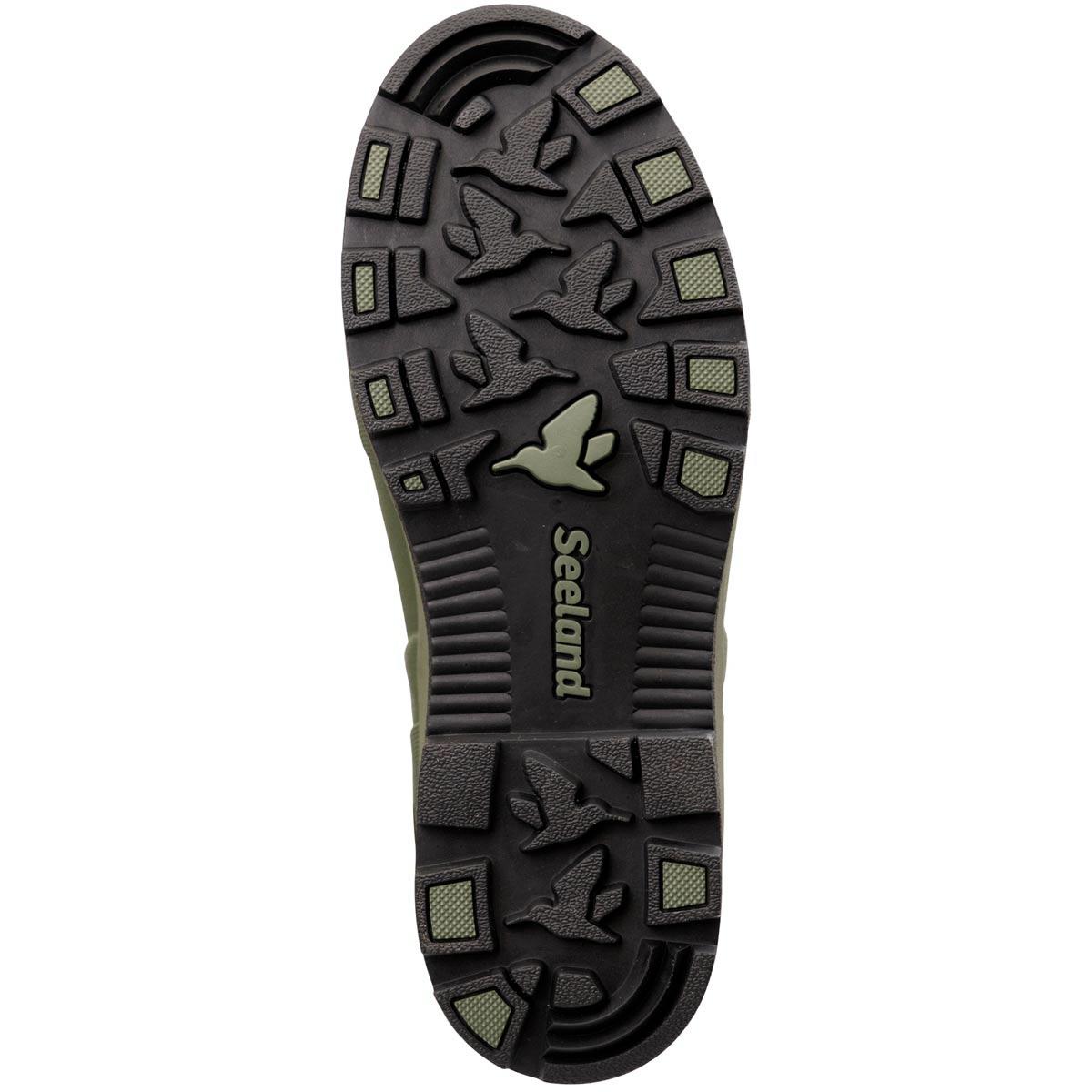 Pine Green Seeland Mens Hillside Flex Wellington Boots Outsole