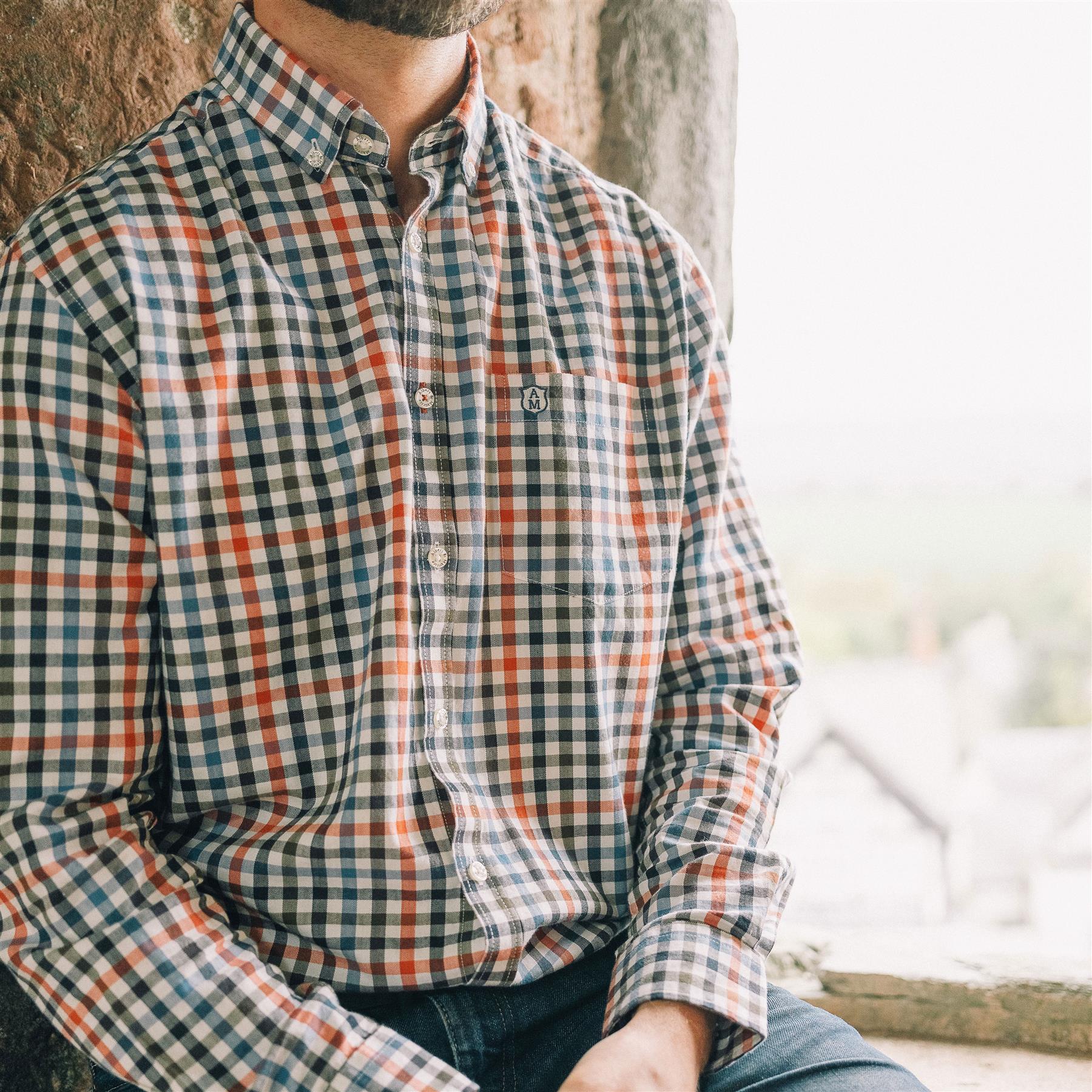 Albert and Maurice Barton Shirt close up