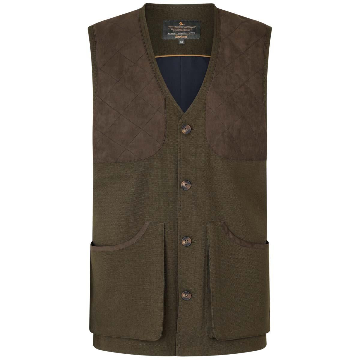 Shaded Olive Seeland Mens Woodcock Royale Waistcoat