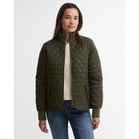 Olive Barbour Womens Hermione Quilted Jacket Front
